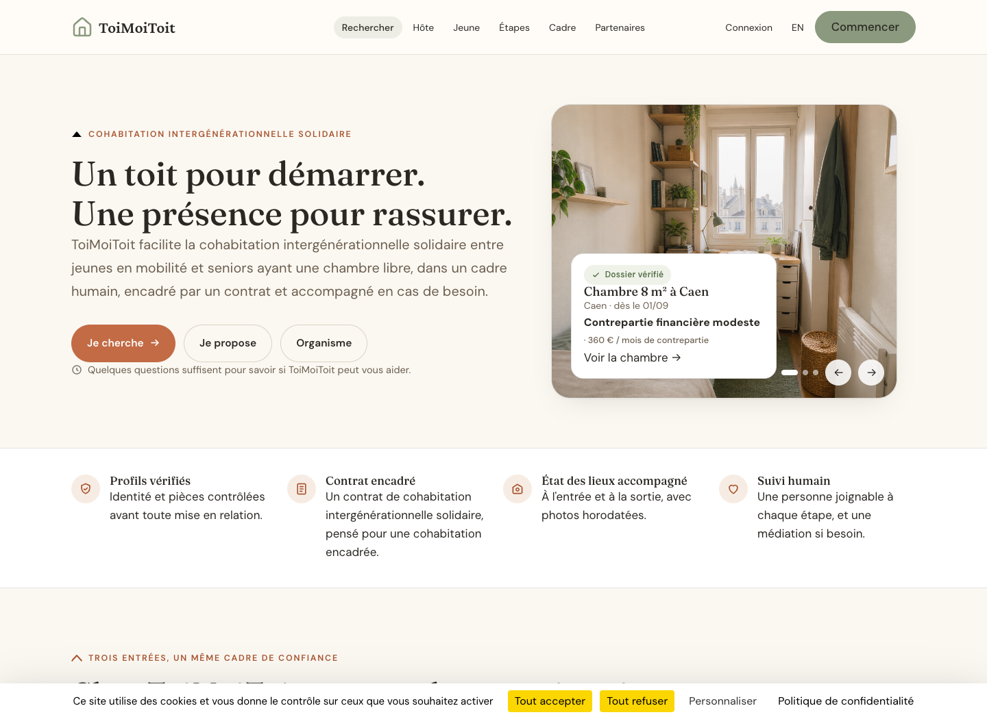 Capture du site ToiMoiToit